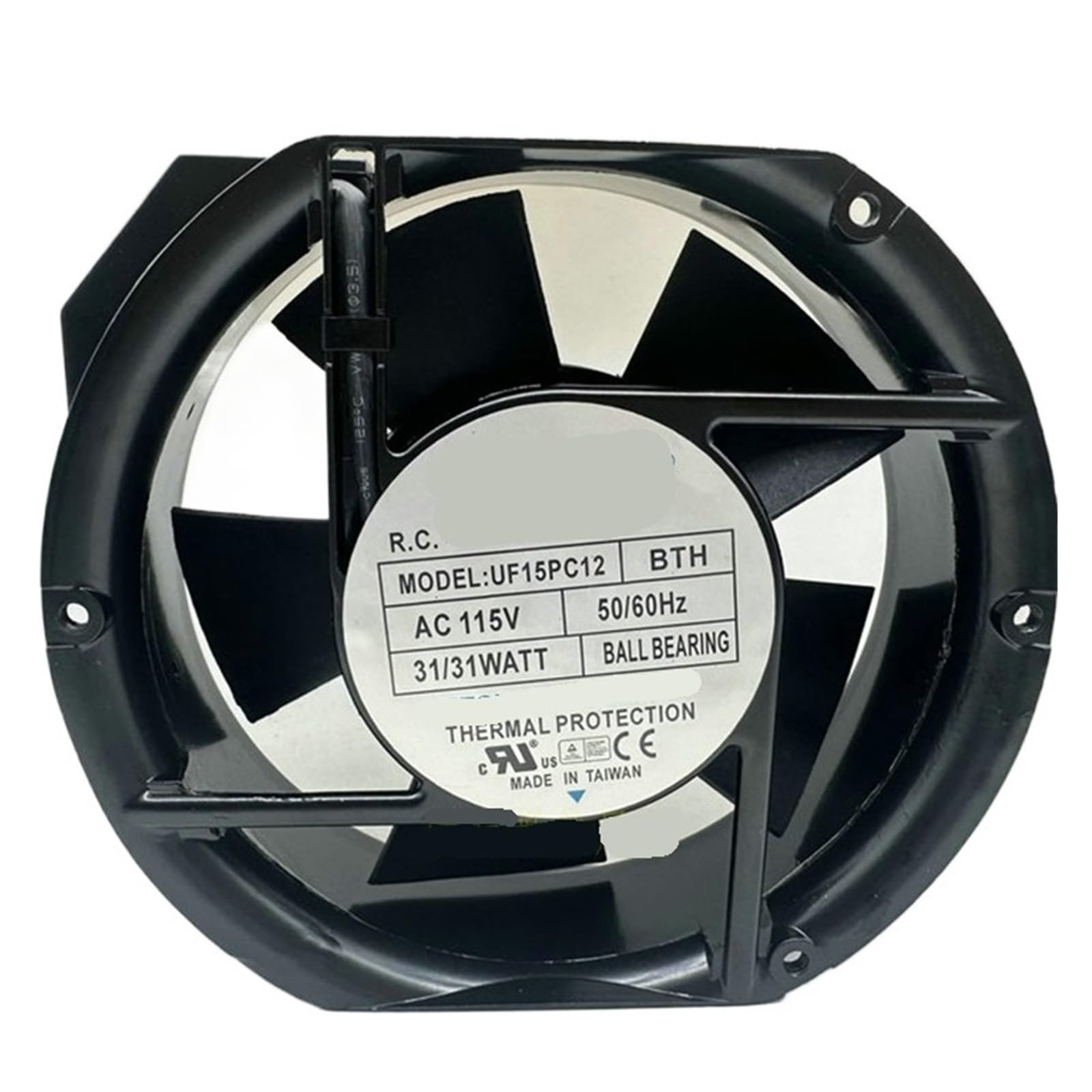LZIKKGKI UF15PC12BTH AC 115V 50/60Hz 31/31W 150x150x50mm Cooling Fan