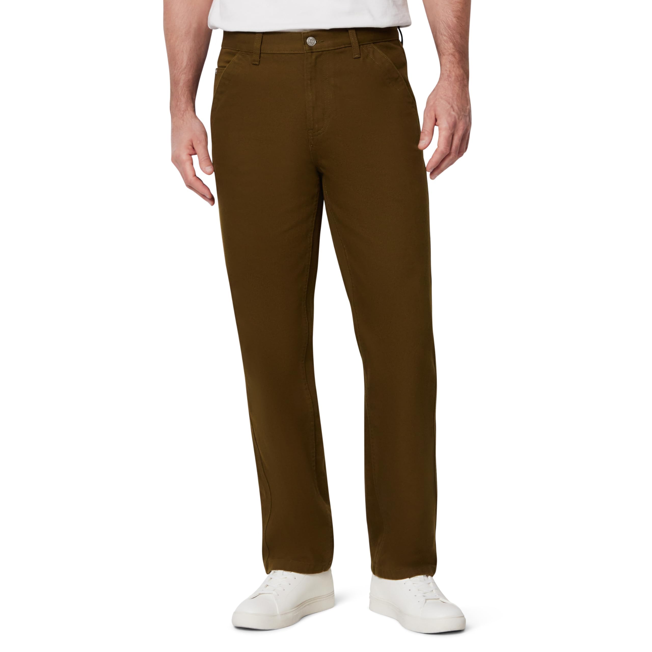 Amazon Essentials Men's Men's Rigid Relaxed-Fit Workwear Jean, Deep Brown, 35W / 34L
