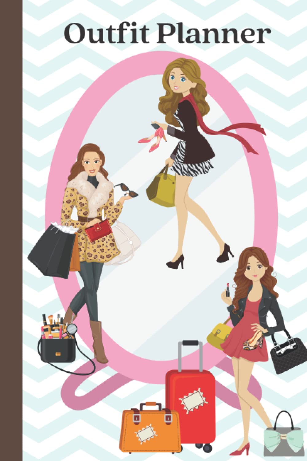 Jinger BlueOUTFIT PLANNER - What to Wear? Here's the answer! 6 x 9, 120 pages, the perfect wardrobe companion to plan your daily attire. Wardrobe and Fashion stylist