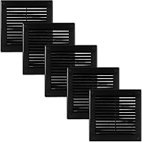 Vista 15 de Vent Systems 3 x 3 pulgadas (dimensiones de apertura) - Cubierta de ventilación de plástico blanco Soffit - Rejilla de ventilación cuadrada plana