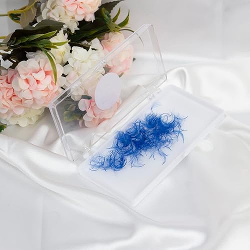 Miniatura 8 de VNE - Extensiones de pestañas coloridas de 500 abanicos, extensiones de pestañas de volumen prefabricadas, abanicos de mega volumen prefabricados,