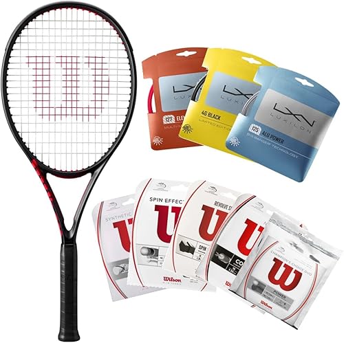 Miniatura 1 de Wilson Clash 100 v3 - Raqueta de tenis personalizada encordada con tu elección de cuerda