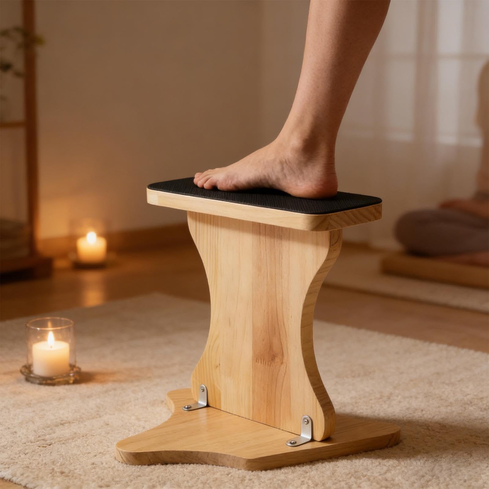 Soporte para animador | Mejora de la estabilidad de madera, soporte de entrenamiento de equilibrio de animación, para niñas, adolescentes, adultos, entusiastas del fitness, hogar, sala de yoga, aula