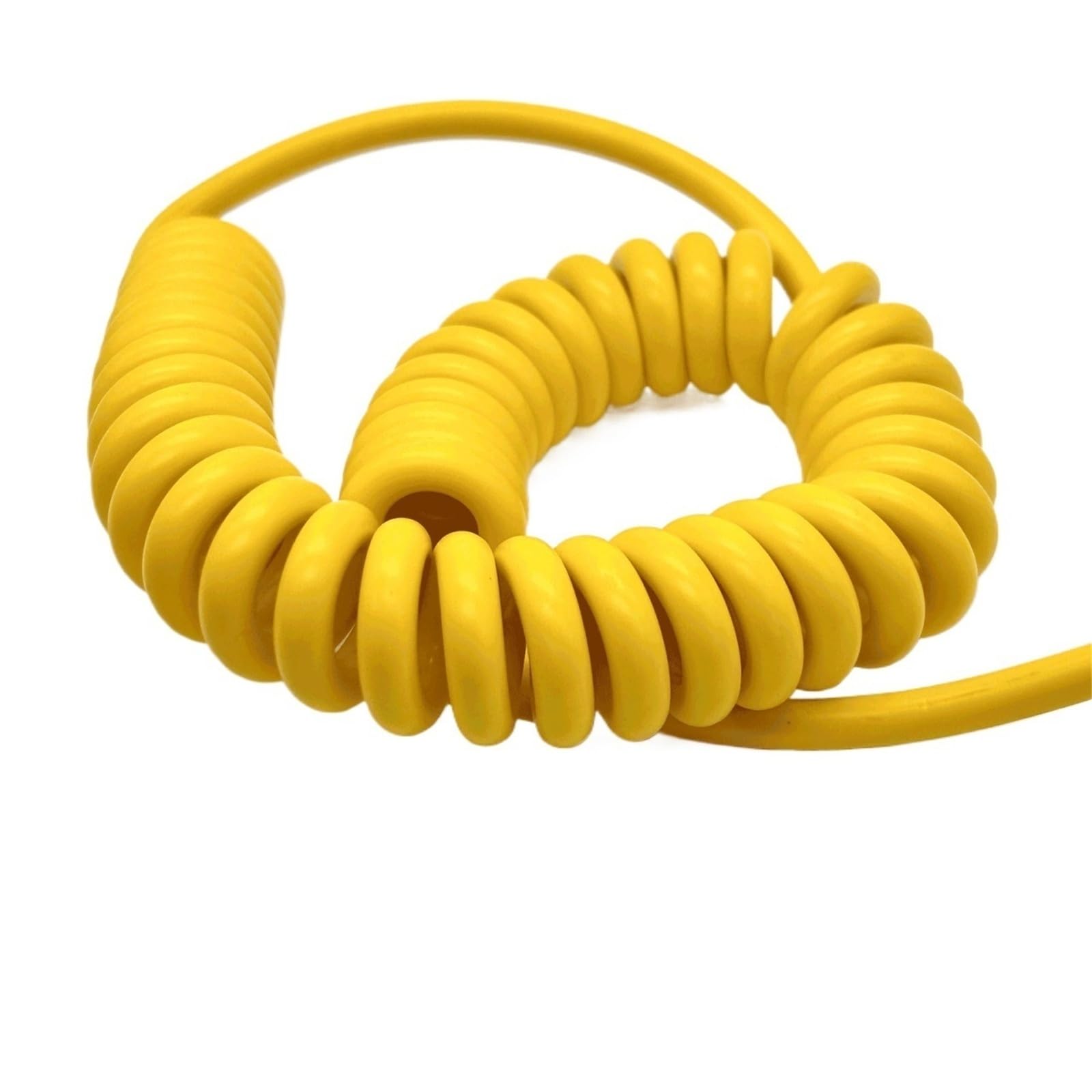 PULaif Spring Spiral Cable, 3 Core Retractable Spiral Electric Wire 5 Meters 15-17AWG(17AWG 1mm2)