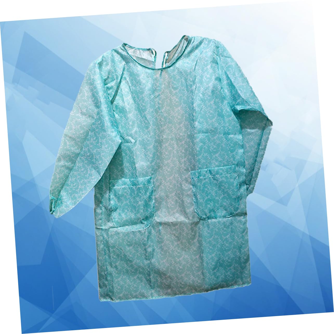 OSALADI 10piezas Delantal Con Mangas Para Adultos Práctico y Duradero Para Cocina Hogar y Restaurantes Azul
