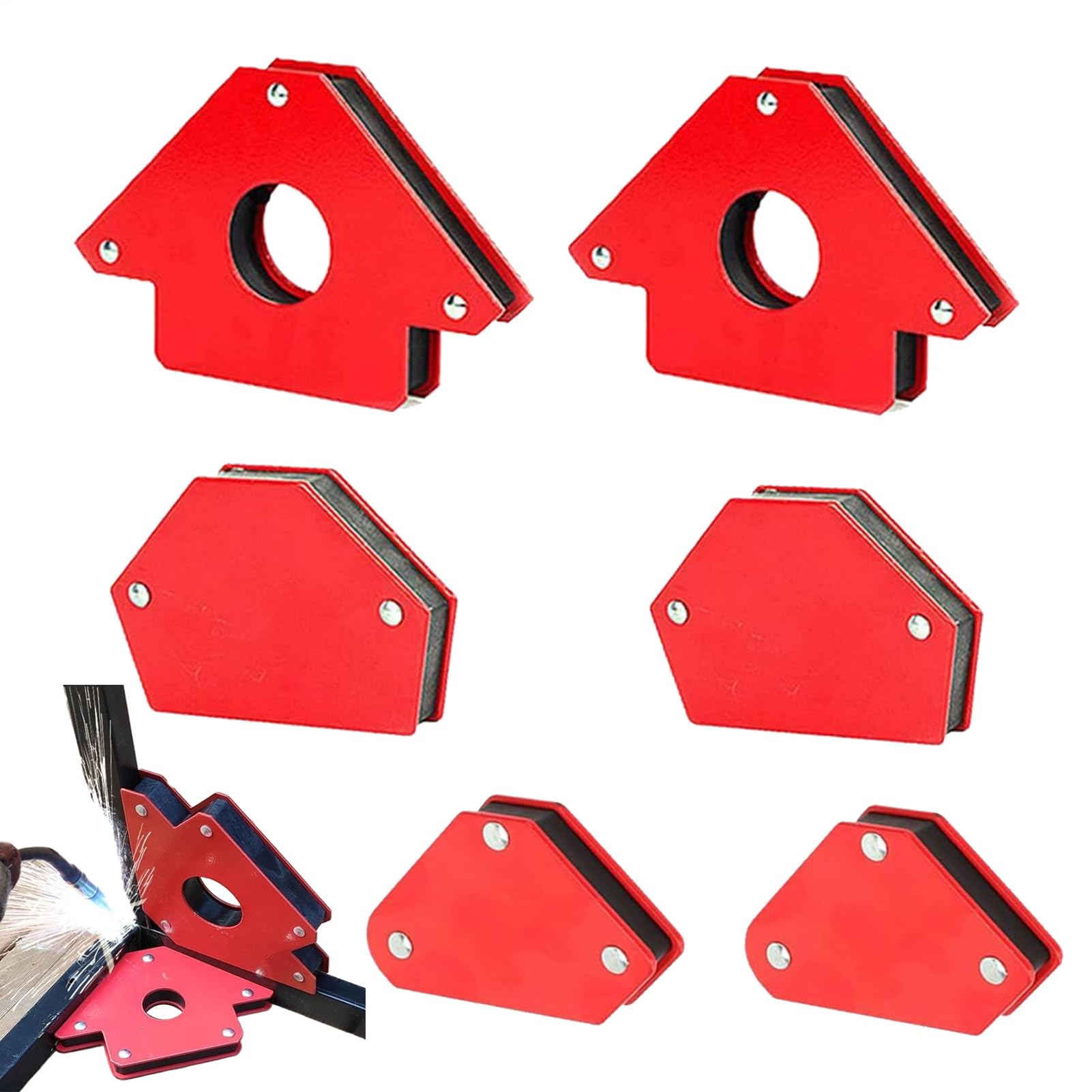 Magnesy Spawalnicze - Magnetyczny Zacisk Lutowniczy,Wspornik Przemyslowy, Magnes Katowy, Akcesoria Do Lutowania