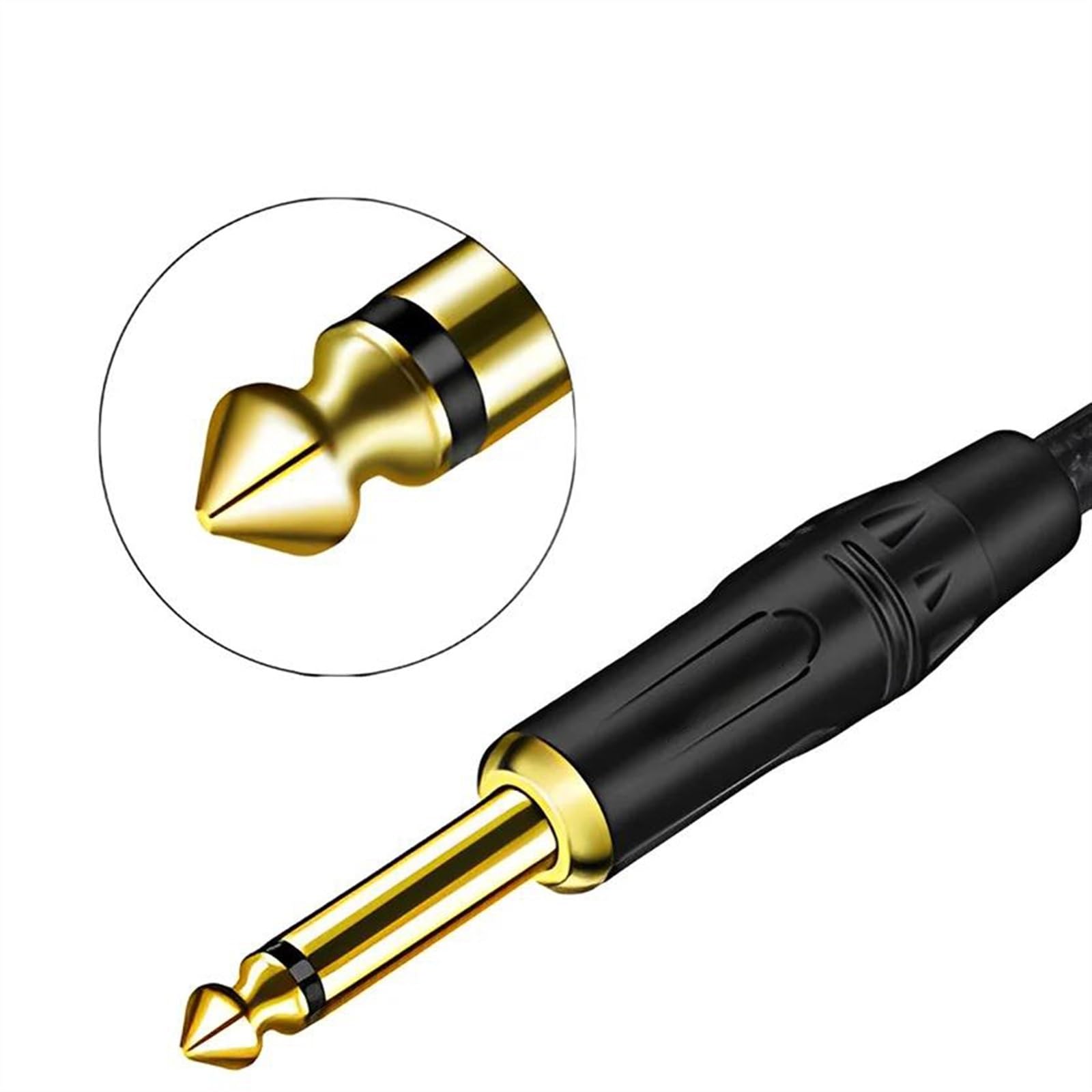 Kabel Audio Do Gitary Kątowy kabel gitarowy 1/4" - profesjonalne kable do gitar elektrycznych i kable wzmacniające (Color : 3, Size : 300cm)