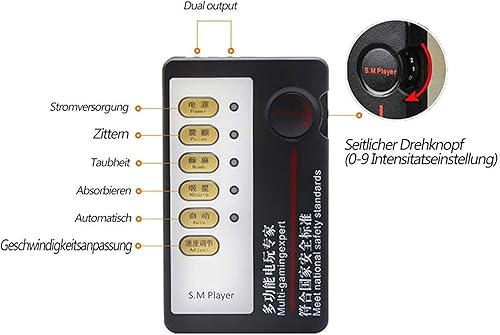Miniatura 7 de Vilpory Varita de masaje de descarga eléctrica, BDSM, estim, sexo, clítoris, punto G, pezón, pecho, coño, estimuladores anales, orgasmo, juguetes