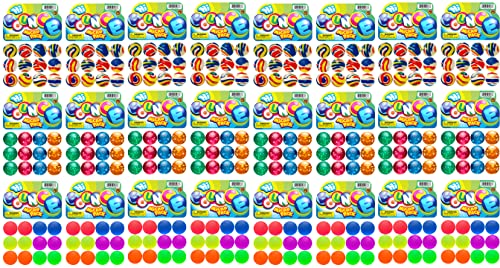 2CHILL High Bounce Balls (24 Variety Pack, 288) Small Bouncy Balls for Kids. Kids Party Favors Bulk. Treasure Box Items for Classroom & Non Candy Pinata Fillers. 967-24s