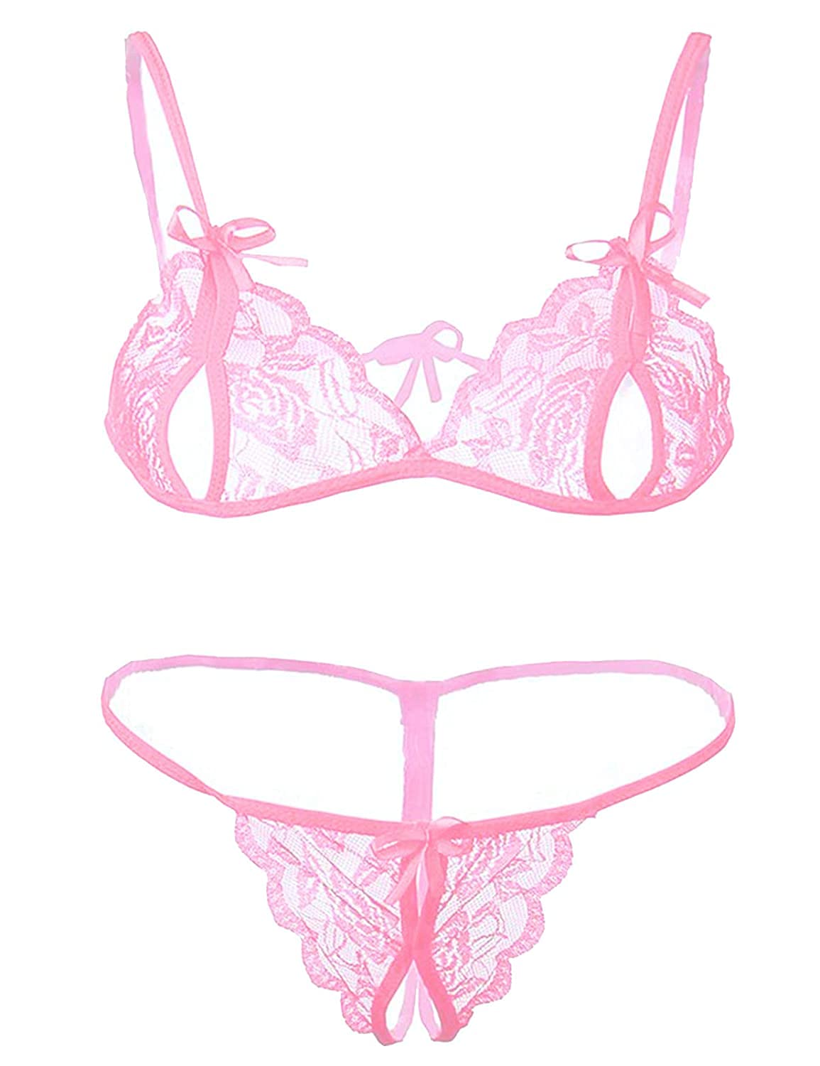 Babydoll Bikini Set| Non-Padded Bra & Panty|Nightwear/Lingerie/Negligee |Hot & Solid for Couples Honeymoon/First Night/Anniversary for Women/Ladies/Girls.