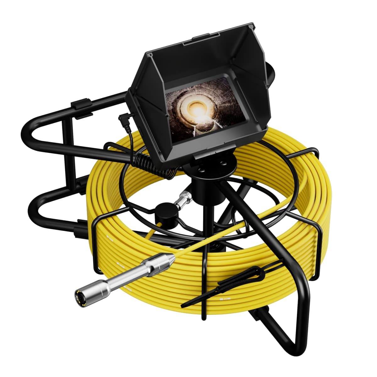Telecamera Per Ispezione Tubi 20m Con Monitor 4.3" E DVR - Impermeabile IP68, Ideale Per Fognature E Controlli Idraulici - Foto 6
