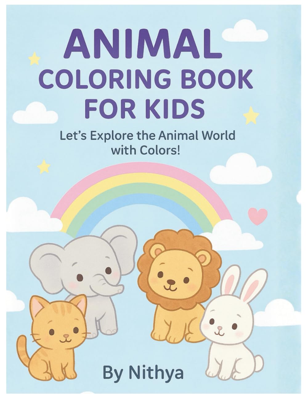 Animal Colouring Book for kids: Explore the Animal world with colours