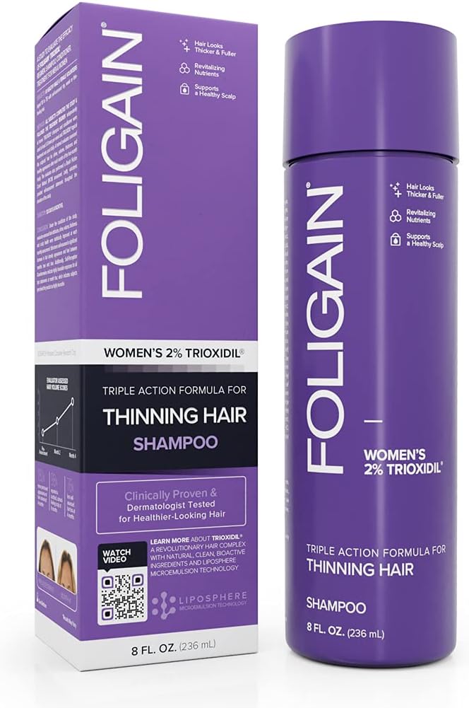 FOLIGAIN HAIR REGROWTH SHAMPOO For Women with 2 Trioxidil Anti Hair