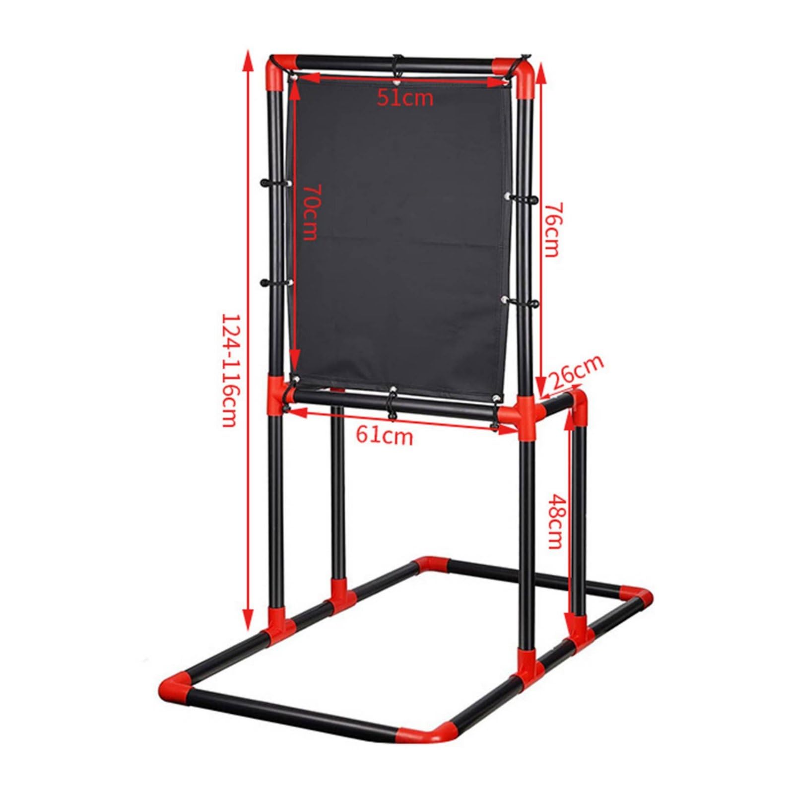 kowaku Bersaglio Zona di Zona di Lancio Stabile Set Rete da Allenamento Baseball Stabile Attrezzatura Sportiva per Allenatori, Parco, Palestra