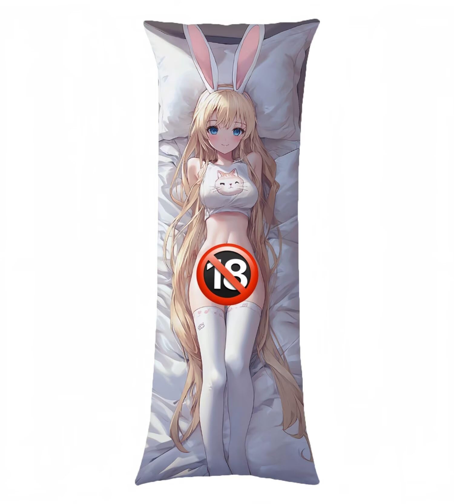Taie oreiller 60x180 pour chambre de fille et lit d'enfant au motif créatif