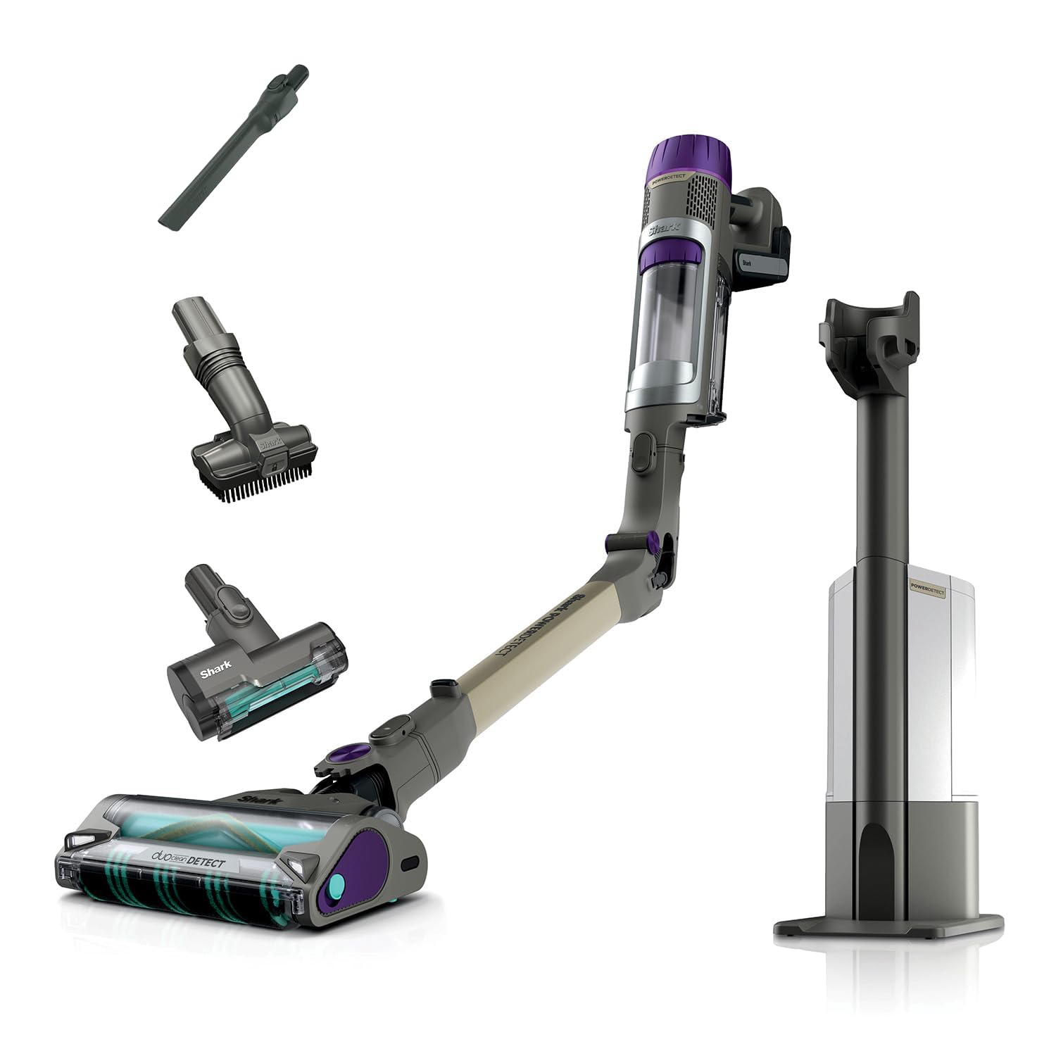 Shark PowerDetect IP3251INT | Cordless Stick Vacuum with Auto-Charging and Auto Empty Dock | No Manual Emptying Upto 45 Days | 380W, 70 min runtime | Forward & Reverse Cleaning | Anti-Hair Wrap-image-40
