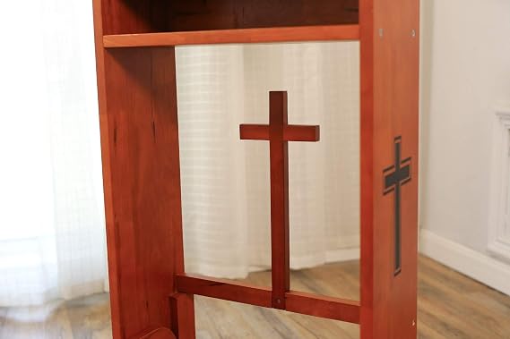Prayer Kneeler Pads Wooden Church Kneeler Folding, Kneeling Bench for Home (20 x25x32H (50x65x80cm))
