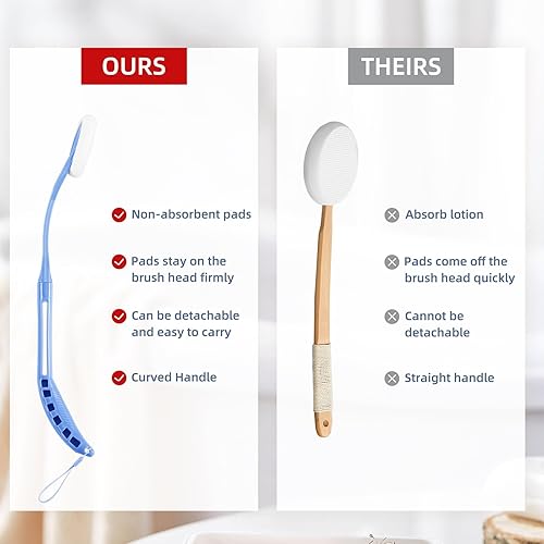 Miniatura 3 de Aplicador de loción para espalda, aplicador de loción de espalda de 20.5 pulgadas, aplicadores de loción de espalda para tu espalda, de fácil