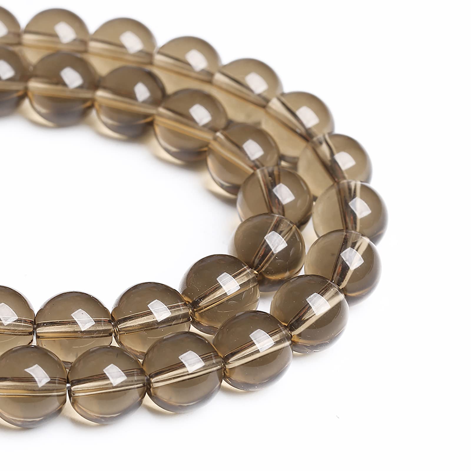 Quartz Fumé - Perles 12mm - N°13795 - Foto 7