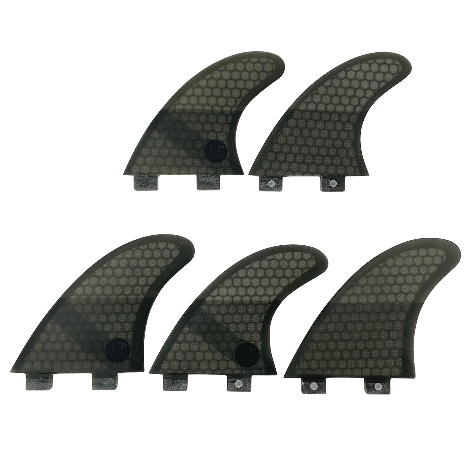FCS K2.1 サーフボードフィン 5枚セット Amazon | UPSURF surfboard fins Double Tabs 5fins サーフボード