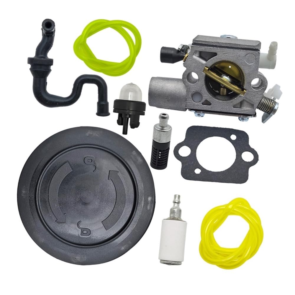 Carburateur MS251 pièce de rechange moteur thermique avec poire d'amorçage
