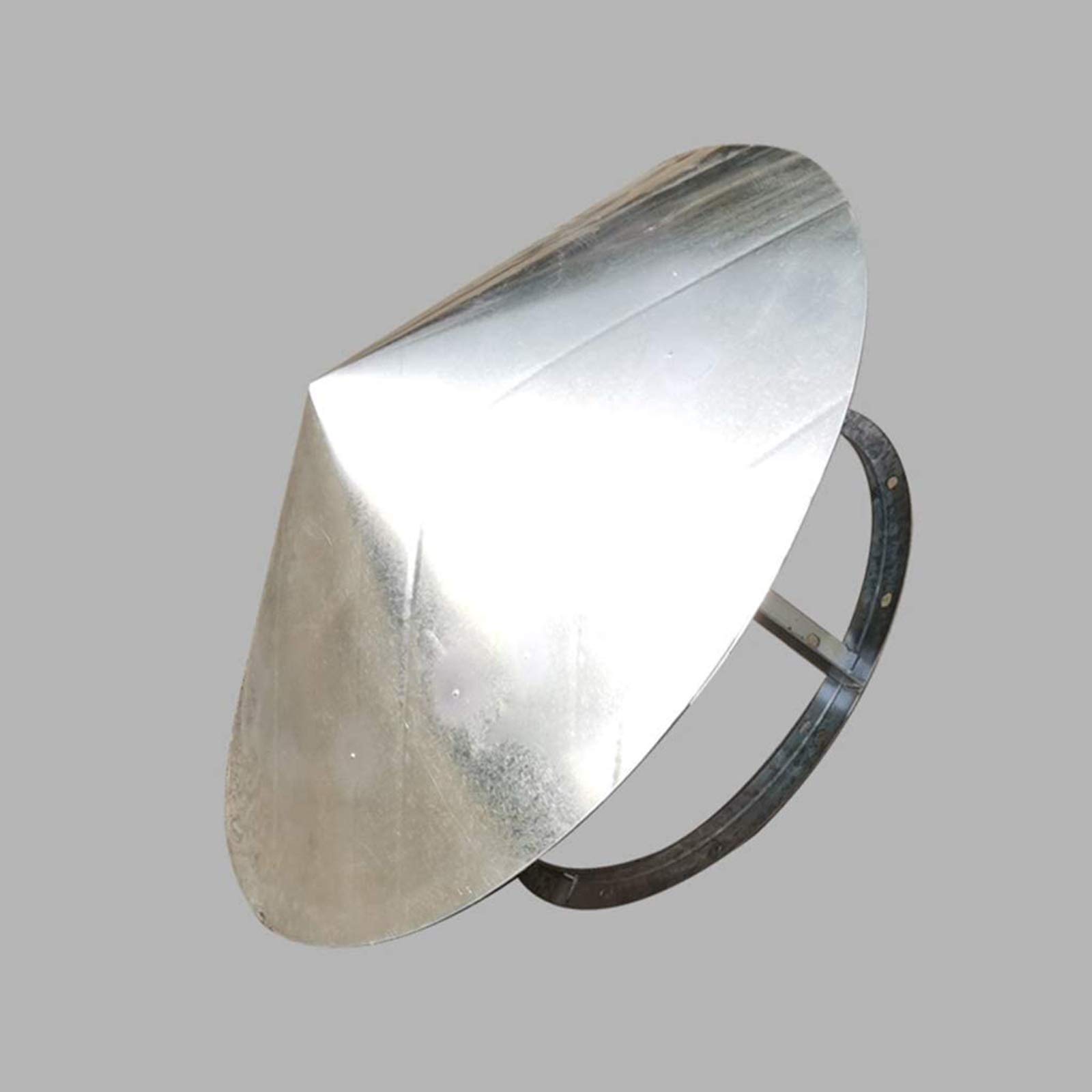 Camino sfiato Cappello Rotondo Tubo di Scarico Cappello parapioggia Ventilazione Tubo del Camino Hood Draught Fire Tetto Cowl,250mm