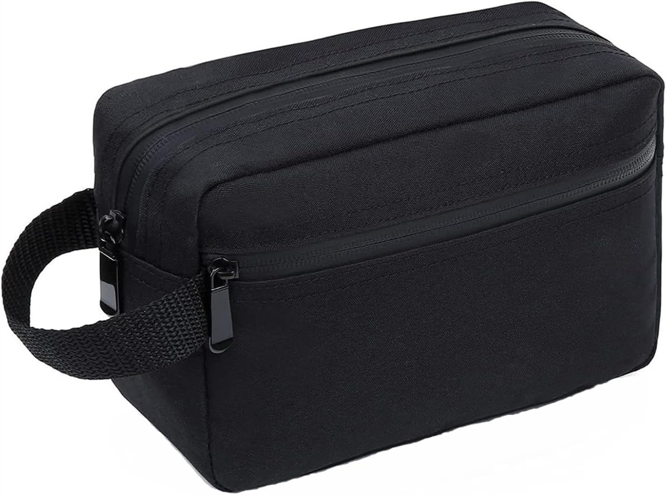 HORTYKEYTravel Toiletry Bag,Waterproof Cosmetic Travel Organizer Bag for Men (Black)