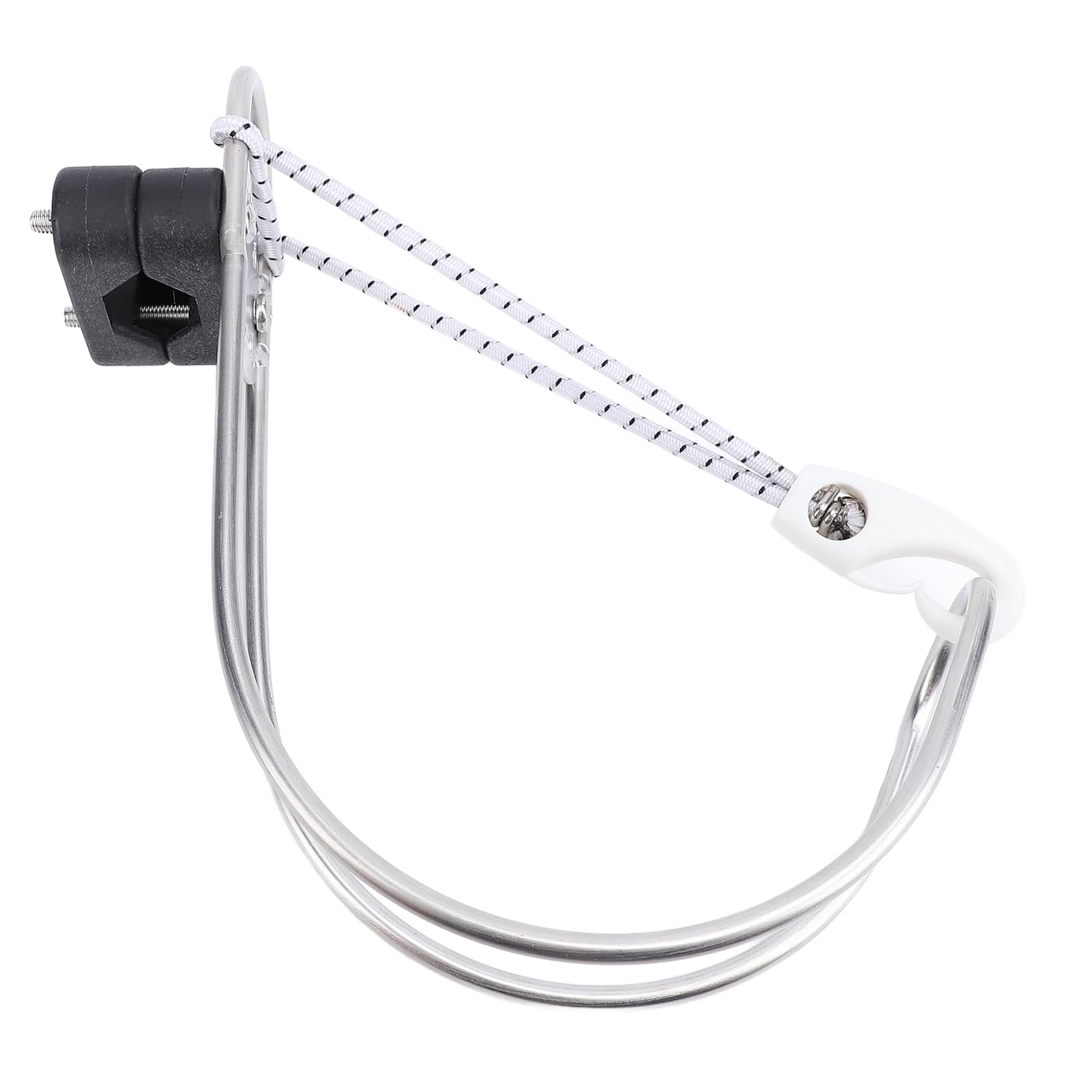 Haofy Marine-Rettungsring-Halterung in Hufeisenform aus Edelstahl für Boote und Yachten mit Kunststoffhalterung, Passend für 22–25 Mm Schienen, Hochglanzpolierte Oberfläche