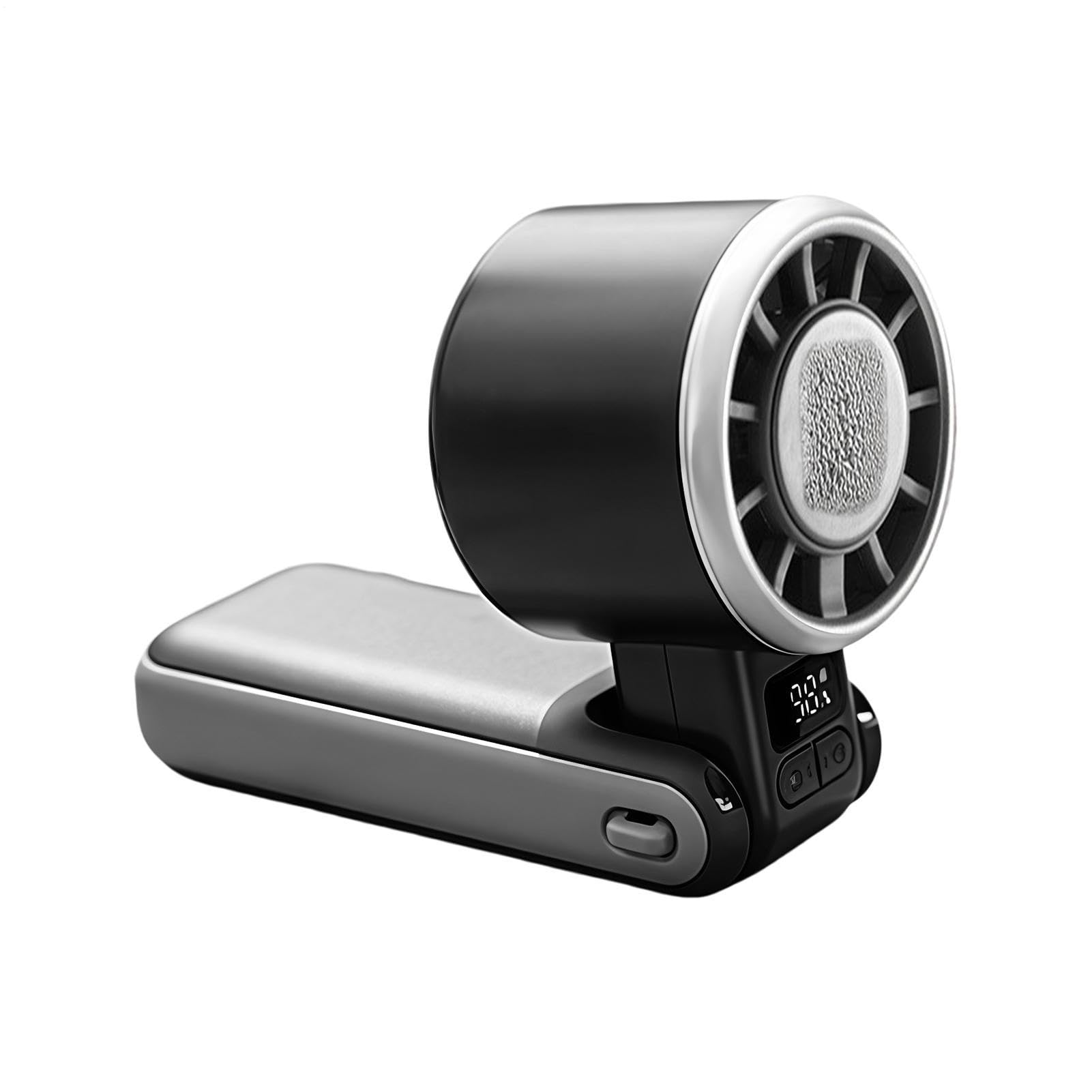 Ventilador de mano para playa y camping con soplador de aire ajustable de 5 marchas