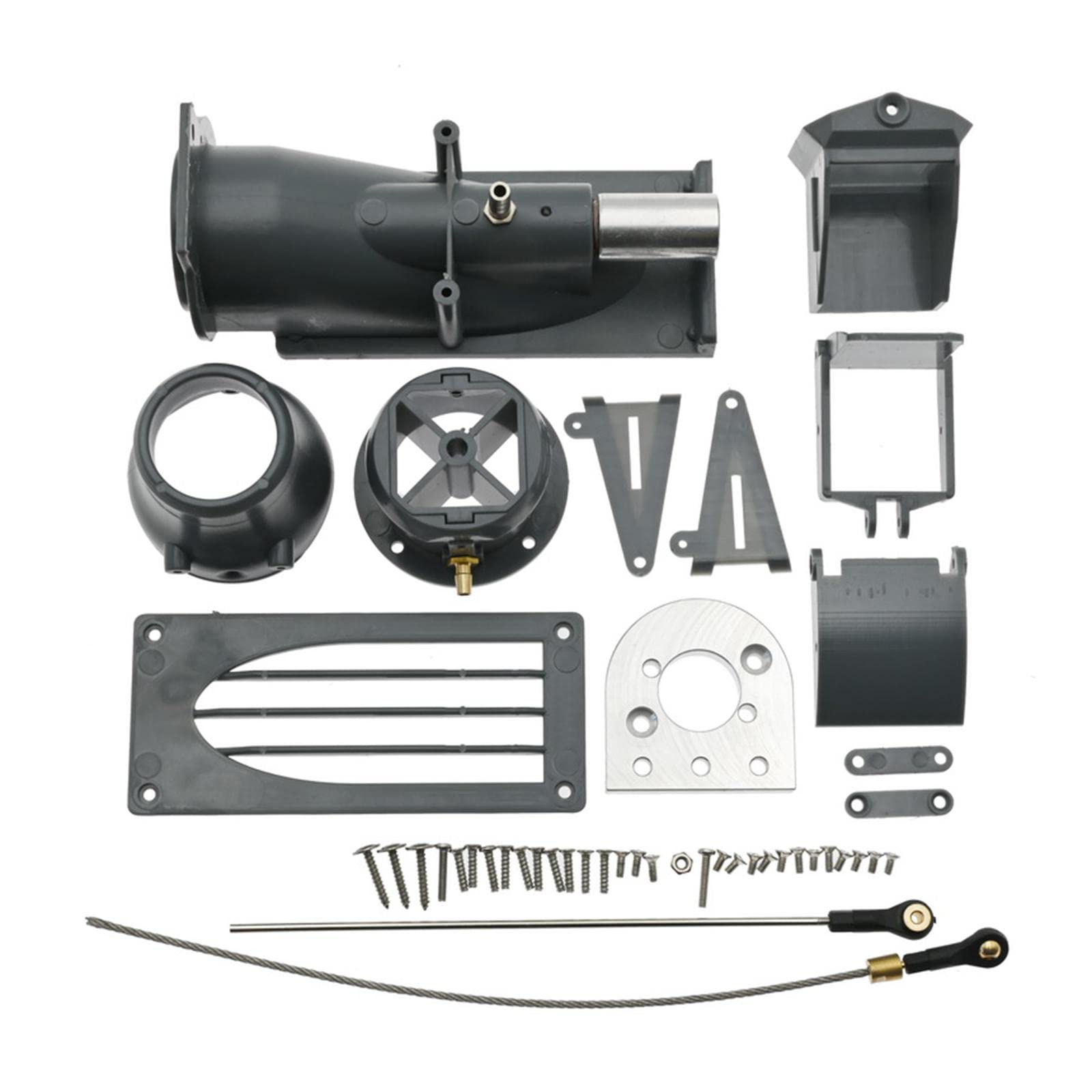 Perfeclan RC Boat Thruster Jet Pump Set 820W 66A mit 540 Brushless Motor für RC Boat Ersatzteile Ersatz DIY