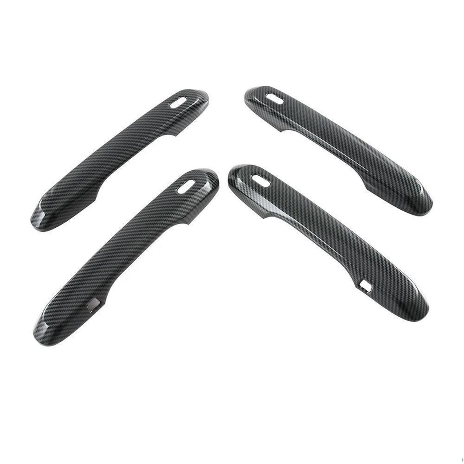 Piwine Carbon Fiber Handle Sticker Car Door Handle Cover Stickers Styling Accessories For Lexus For Nx Rx Rz 250 300 350H 450H 450 500H 2022-2026(Carbon Fiber)