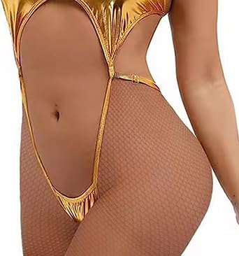 High Side VCUT Carnival Stockings | V-Cut Carnival Fishnet Tights for Black Brown Women | Choose Color