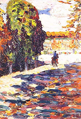 Peintures sur toile de Kandinsky en peinture à l'huile de style impressionnisme