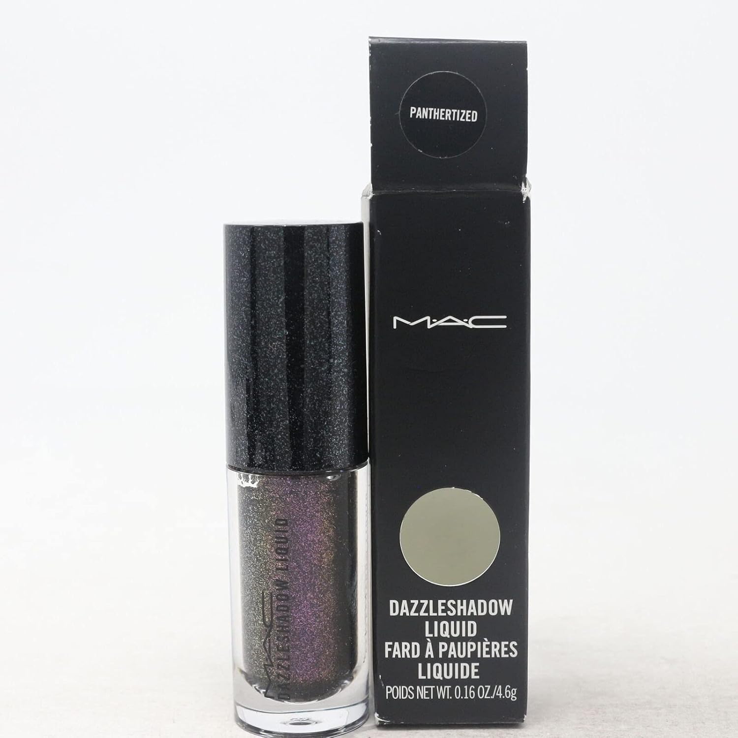 MAC "Pantherized" Dazzleshadow Liquid Eye Shadow - Full Size New in Box Purple Sparkle Eyeshadow