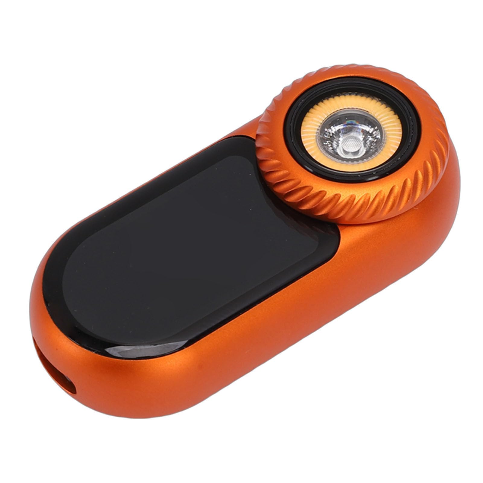 Tonysa Torcia Torcia LED Ricaricabile Piccola e Potente con RGB Display Giochi Interattivi Luminosità Regolabile Gadget Fresco Arancione