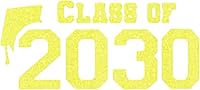 Vista 28 de Class of 2030 Iron On Decal, Graduation Shirt Transfer, Graduate Tshirt Patch, DIY Crafts, Graduation Cap, Pick Size and Color, Iron-On Almost Old