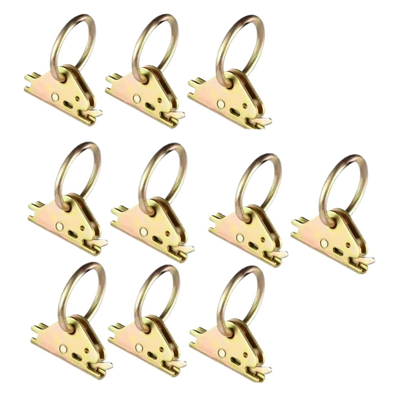 Pjfcewfdgx One Color 10Pcs O Ring Tie-Down Anchors Stainless Steel For Flatbed Trailer Cargo Load