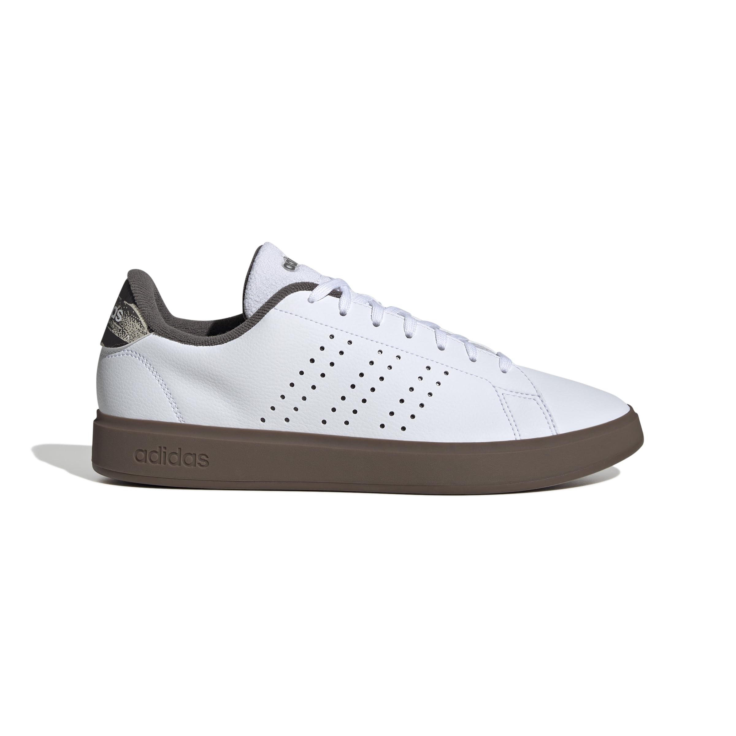 adidas Herren Advantage 2.0 Shoes, FTWR White/Charcoal/GUM5, 39 1/3 EU