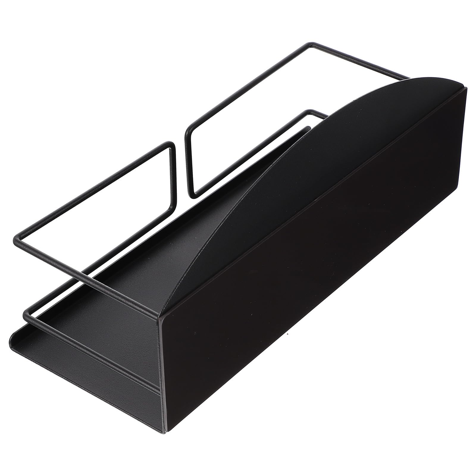 Magnetisches Gewürzregal aus Kohlenstoffstahl für Kühlschrank, Schwarz