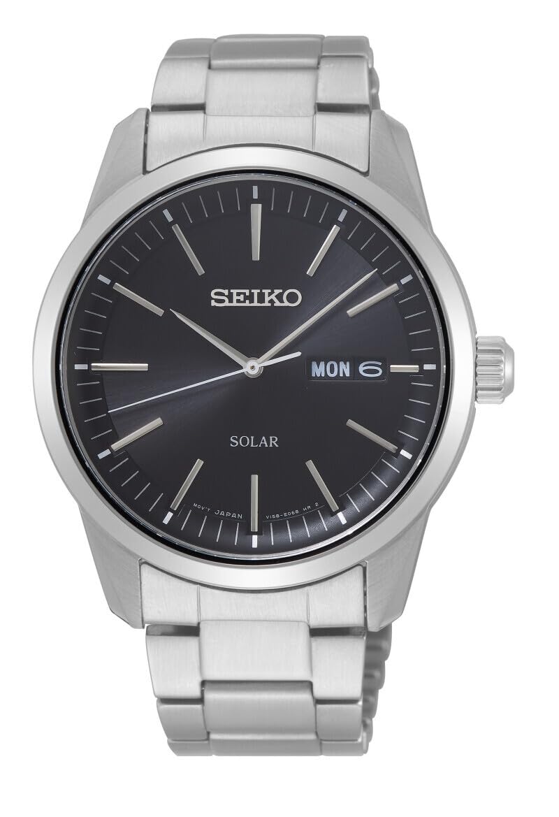Seiko Herren-Uhr Quarz Edelstahl mit Edelstahlband