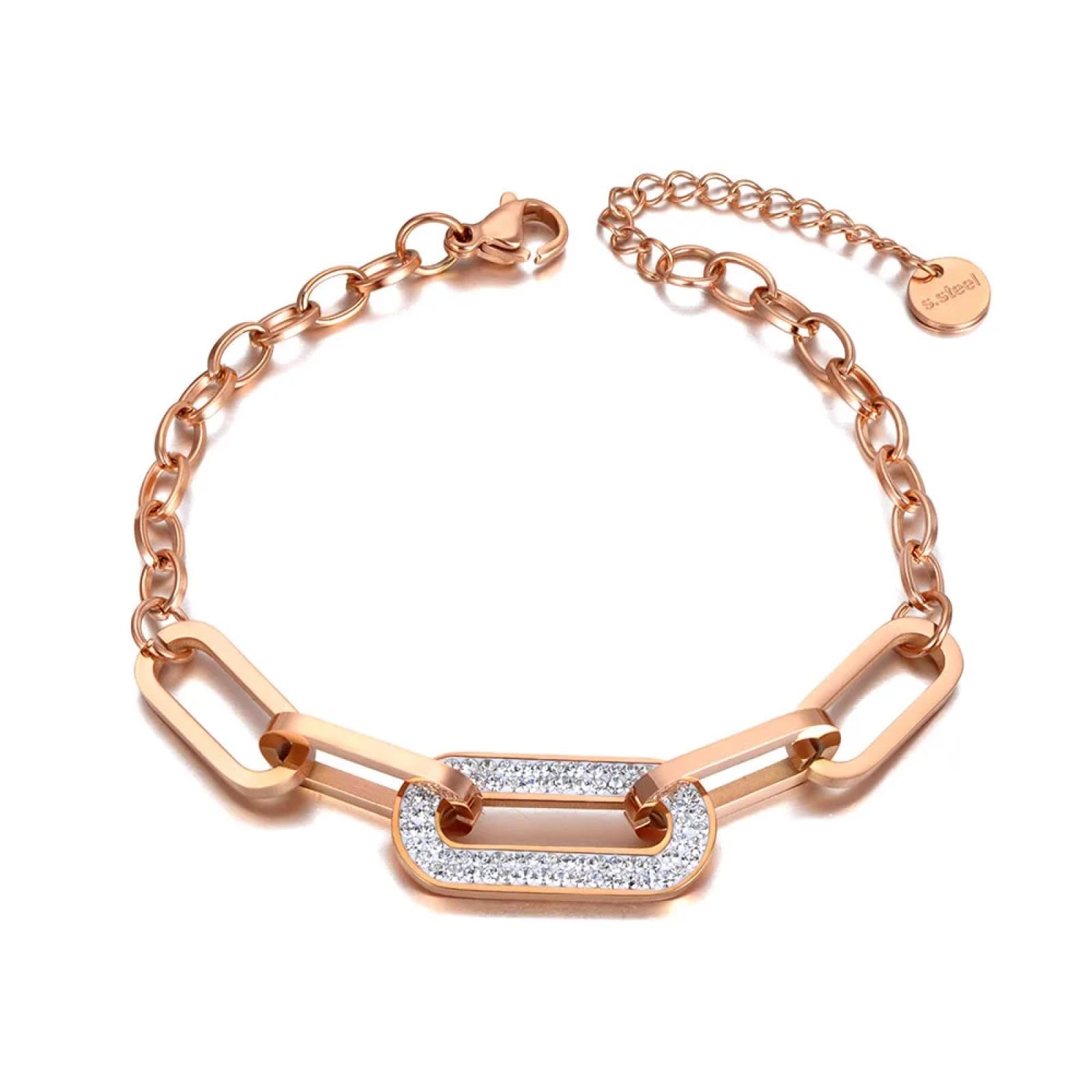 Bracelet géométrique haut de gamme aux finitions miroir soignées - 5
