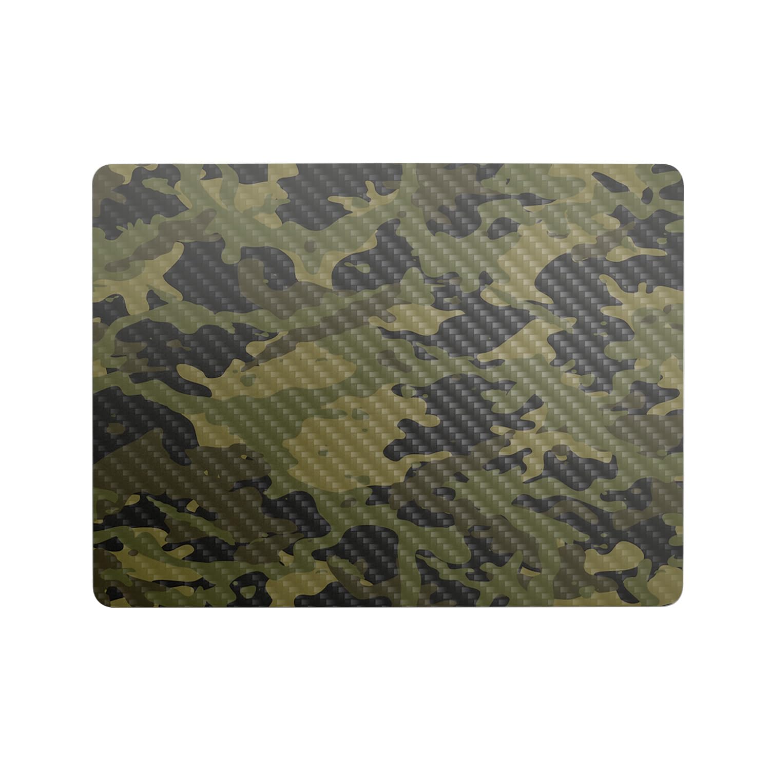 Carbon Fiber Laptop Skin Compatible with Microsoft Surface Laptop 8 13" (2025) - Green Camouflage - Premium 3M Vinyl Protective Wrap Decal Cover - Easy to Apply | Crafted in The USA by MightySkins