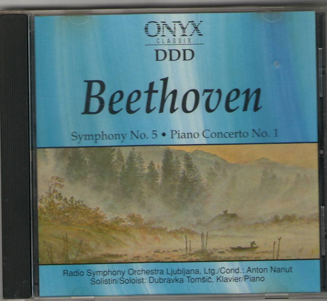 Beethoven Symphonie nr.5, Klavierkonzert nr.1 [Audio CD]