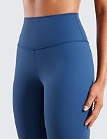 Vista 24 de CRZ YOGA Leggings de entrenamiento para mujer con sensación de desnudez cepillada de 25 pulgadas, pantalones de yoga de compresión de cintura alta