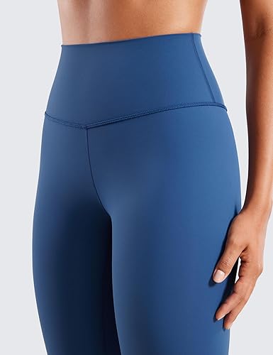 Miniatura 24 de CRZ YOGA Leggings de entrenamiento para mujer con sensación de desnudez cepillada de 25 pulgadas, pantalones de yoga de compresión de cintura alta