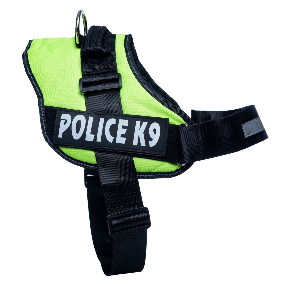 DOGTOWN Chest Police K9 Harness Belt with Adjustable Hook & Straps for Service Dog Reflective - Woven Polyester & Nylon, Comfy Mesh Padding (L (28-34 INCH) Girth, NEON) (B09QMR8FBT) Amazon Price History, Amazon Price Tracker