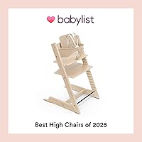 Vista 4 de Stokke Tripp Trapp High Chair 2, Natural - Includes Chair + Baby Set with Removable Harness for Children 6-36 Months - Adjustable, Ergonomic & Easy