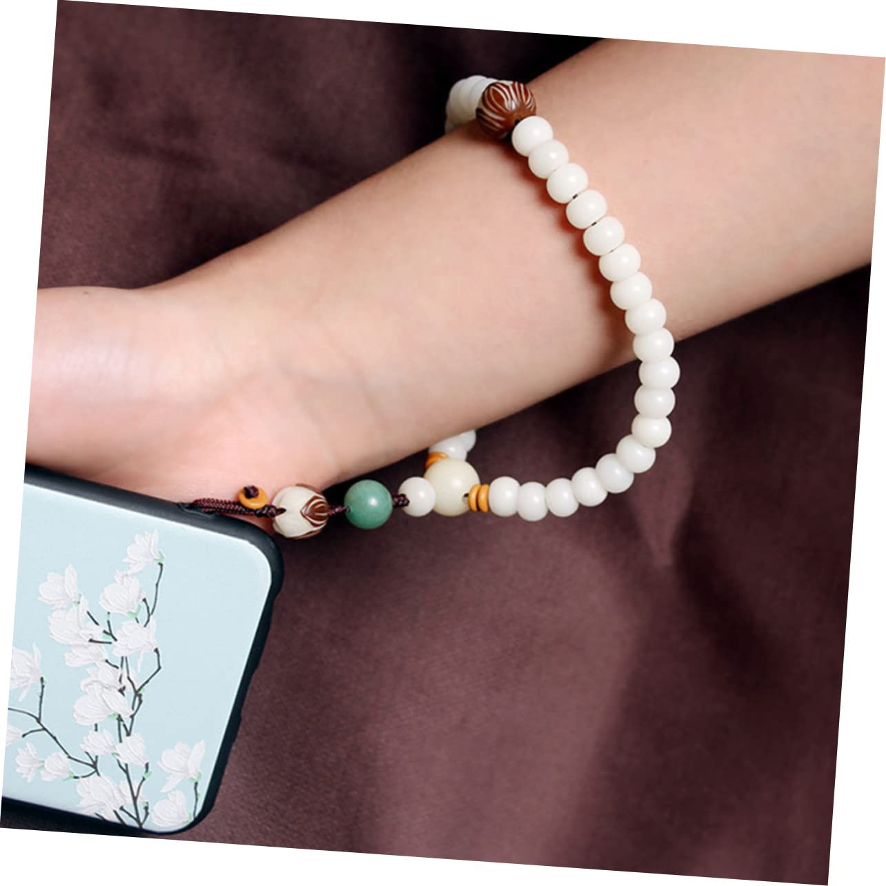 Gadpiparty 4piezas Cuerda Colgante De Perlas Para Teléfono De Muñeca De Lanyard Para Móvil Antipérdida Accesorio Para Llaves y Para