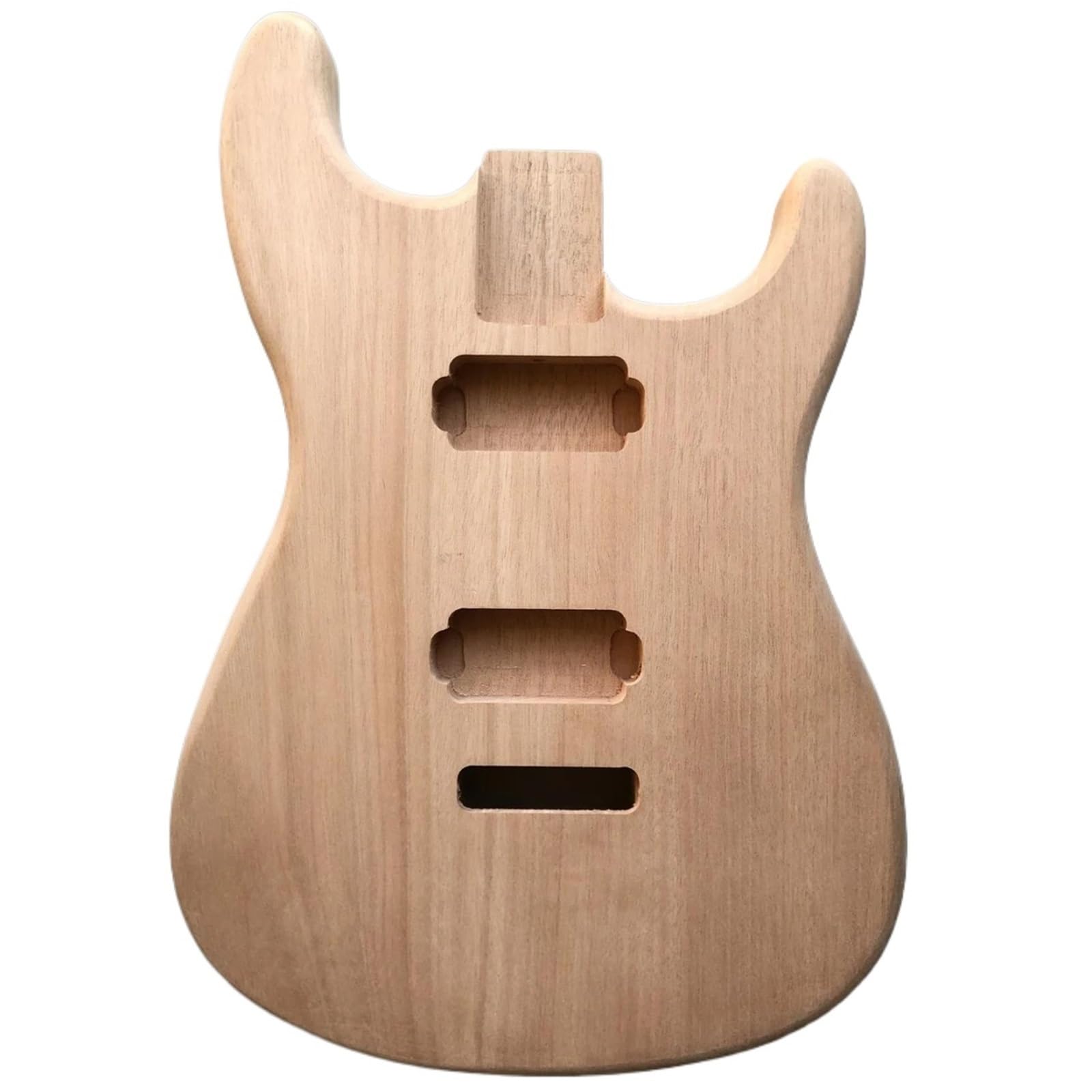 Unfinished Guitar Body Unfinished DIY Electric Guitar Mahogany Body HH Pickup Holes