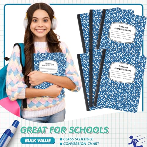 Carnet de composition rigide Fulmoon anti-cornes pour protéger vos notes d'école